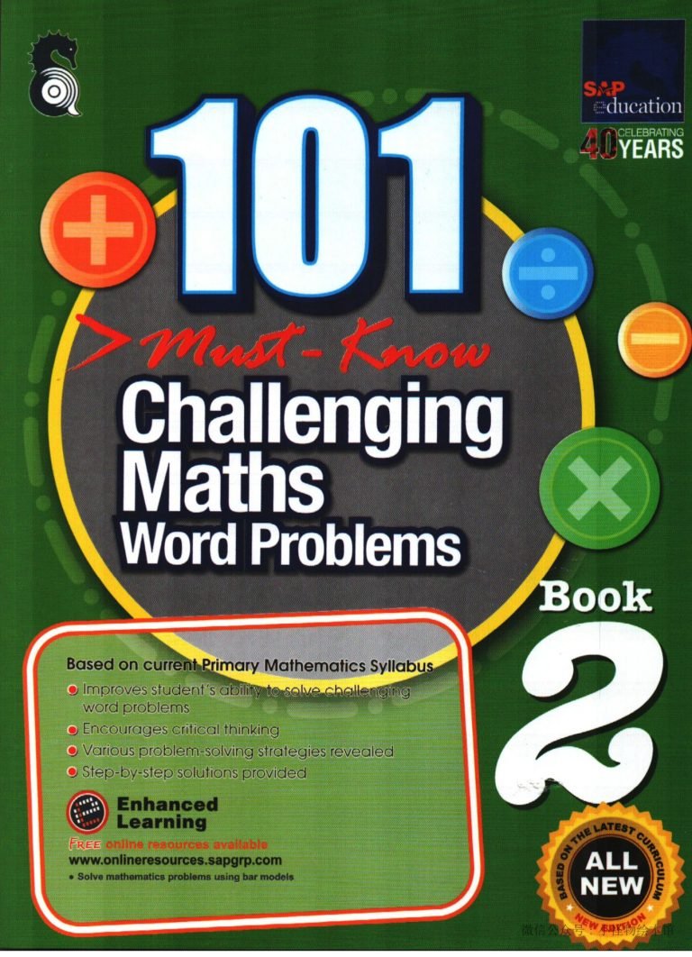 101 Challenging Math’s Word Problems Book 2
