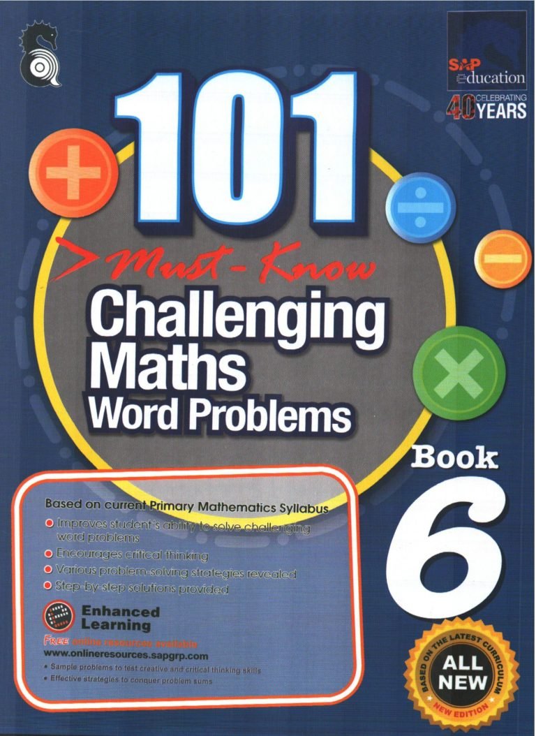 101 Challenging Math’s Word Problems Book 6