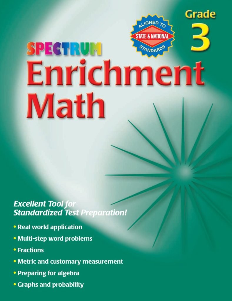 Spectrum Enrichment Math Workbook 3