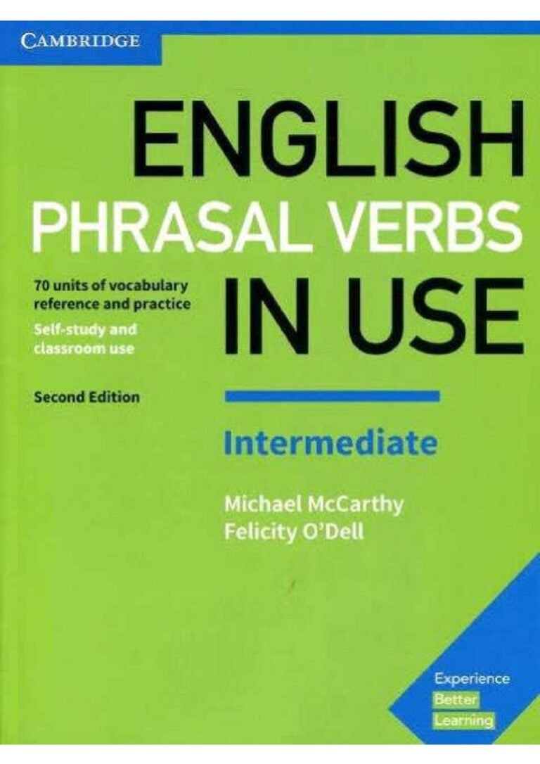 ENGLISH PHRASAL VERBS IN USE INTERMEDIATE BOOK